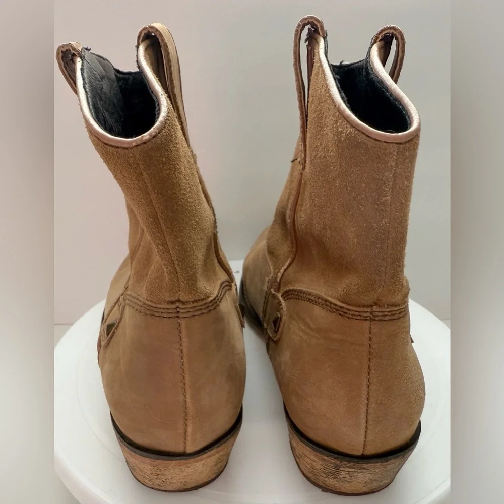 Santa Fe Boot Co. Leather Ankle Boots - Size 8 - Picture 6 of 11